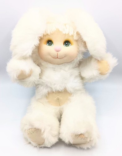 Child pet white bunny - child,